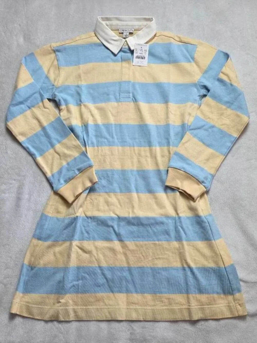 New girl's 10 J.Crew Crewcuts junior varsity rugby polo shirt dress